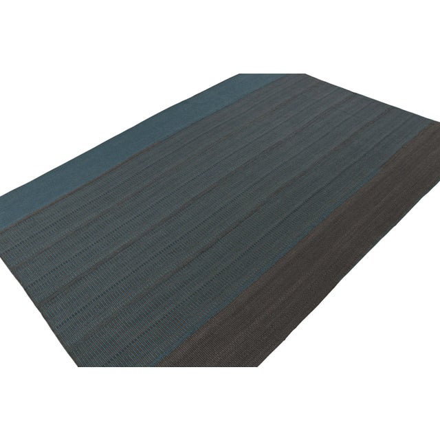 Handwoven in wool, a 10x14 Kilim from a bold new line of contemporary flatweaves by Rug & Kilim. On the Design: Connoting...