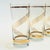 Mid 20th Century Mid Century Modern Gold Spiral Highball Tumblers - Set of 4 For Sale - Image 4 of 12