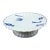 Late 20th-Century Japanese Vintage Blue-and-White Pedestal Dish For Sale