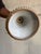 Mid 20th Century Mid-Century Modern Brown Ceramic Pottery Lamp Shade Danish For Sale - Image 9 of 9