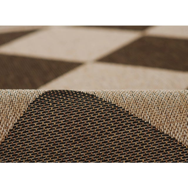 Erin Gates by Momeni Saybrook Diamond Black Indoor/Outdoor Area Rug 9' X 12' For Sale - Image 9 of 12