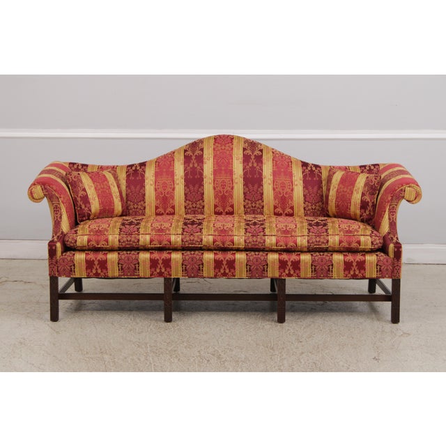 Age: Approx: 50 Years Old Details: Solid Mahogany Professionally Reupholstered Approx: 3 Years Ago Fine Carved Details...