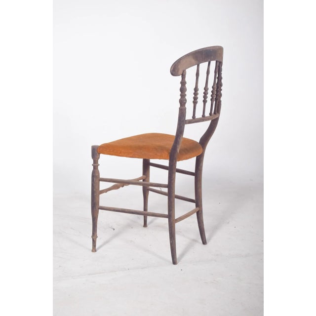 Late 19th Century Dark Wood Dining Chair, 1890s For Sale - Image 5 of 10