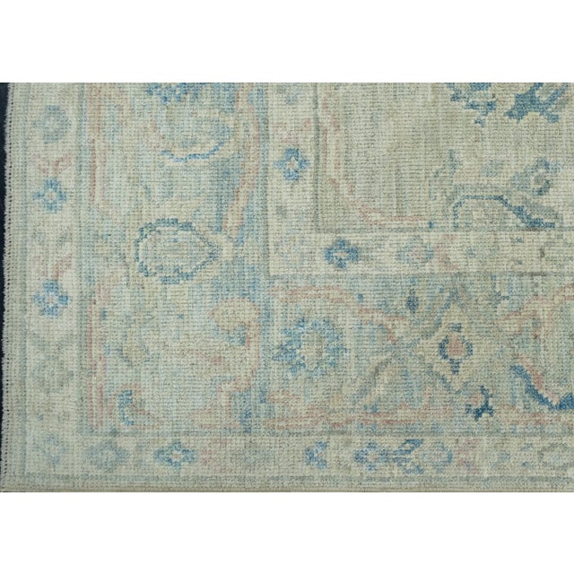 Turkish Oushak Rug 5' x 7' #17895 For Sale - Image 4 of 8
