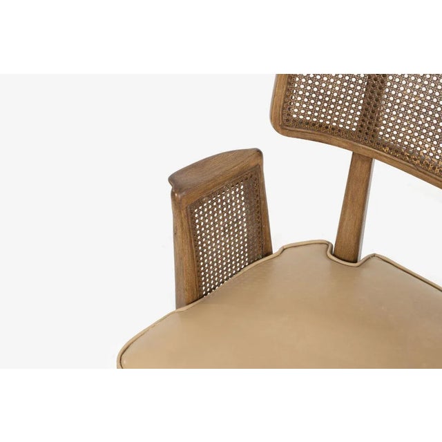 Edward Wormley for Dunbar Curved-Back Dining Chairs - Set of 6 For Sale - Image 9 of 13