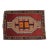 1960s Handmade Turkish Kilim Rug Flat Weave Tribal Area Rug - 3'6" X 4'11" For Sale