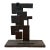 1970s Abstract Sculpture in Welded Steel Iron & Wood For Sale