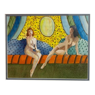 Pair of Paulette Bernson Watercolors For Sale