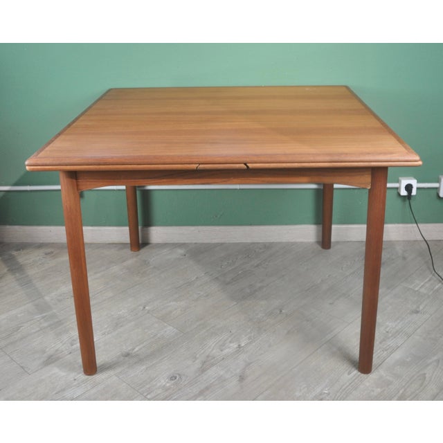 Vintage Dining Table in Teak Veneer, 1960s For Sale - Image 11 of 11