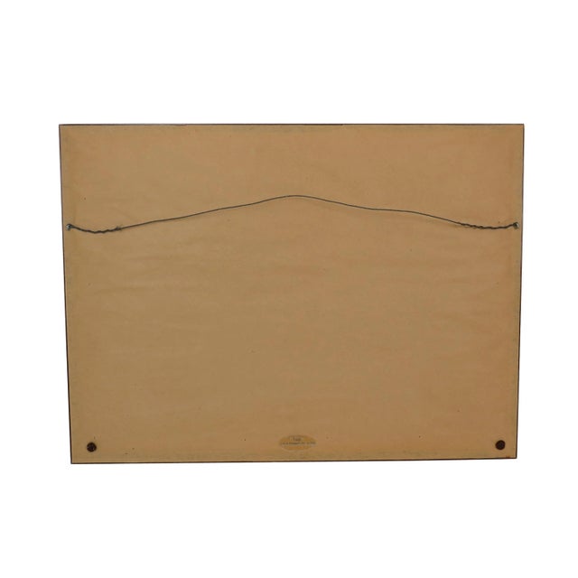 Vintage Framed Watercolor Landscape Mountain Snow Scene After Roy Martell Mason For Sale - Image 10 of 10