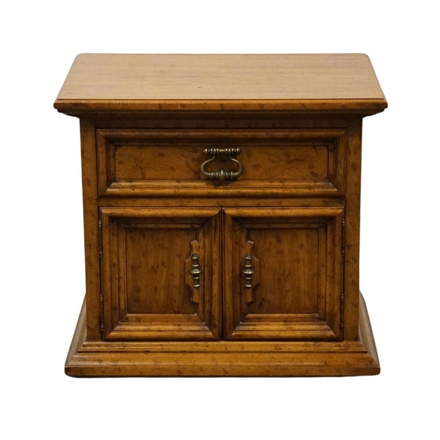 Neoclassical Drexel Heritage Velero Collection Italian Neoclassical 26" Cabinet Nightstand 402-620-1 For Sale - Image 3 of 12