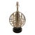 Currey & Co Deco Sphere Lamp Nickel Finish For Sale