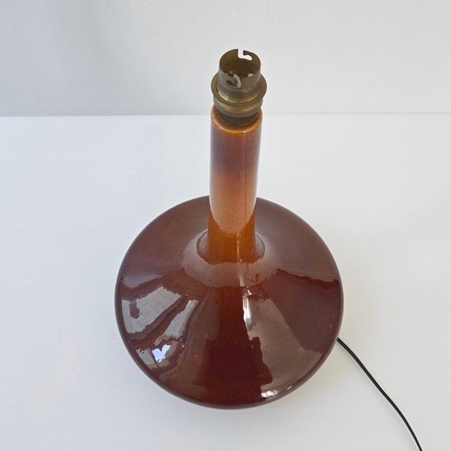 Vintage Ceramic Lamp from Ruelland Capron, 1960s For Sale - Image 6 of 12