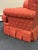 Recently Reupholstered Swivel Chair With Ottoman For Sale - Image 4 of 10