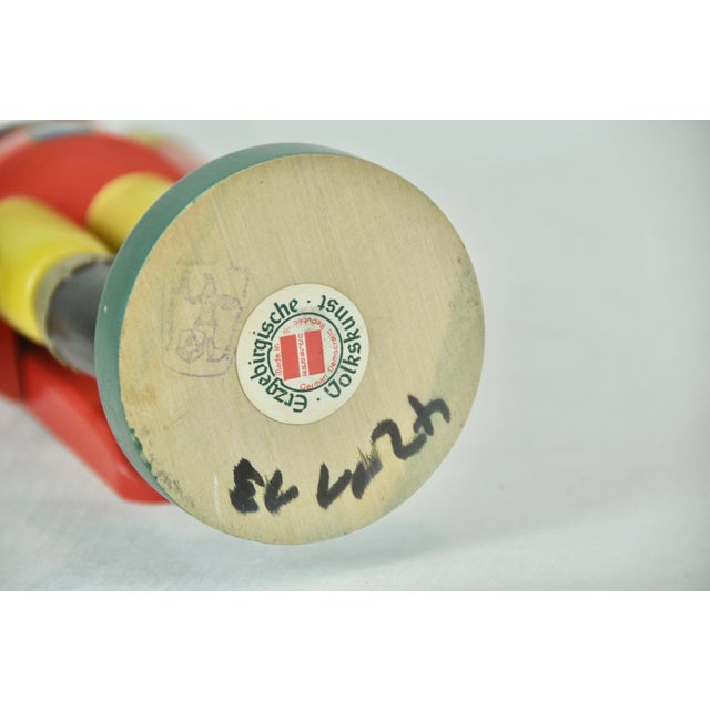 German Nutcracker in Yellow and Red Costume, 1960s For Sale - Image 6 of 10