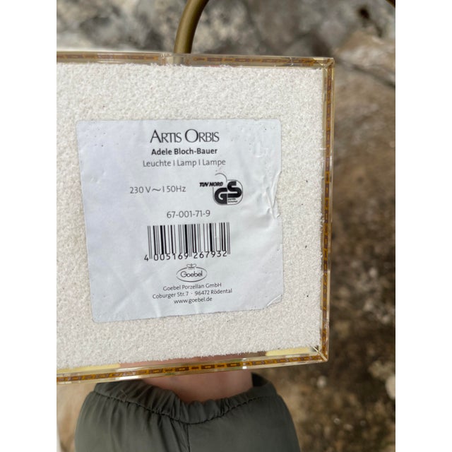 Gustav Klimt Glass Table Lamps, 2010 Rare Edition For Sale - Image 12 of 12