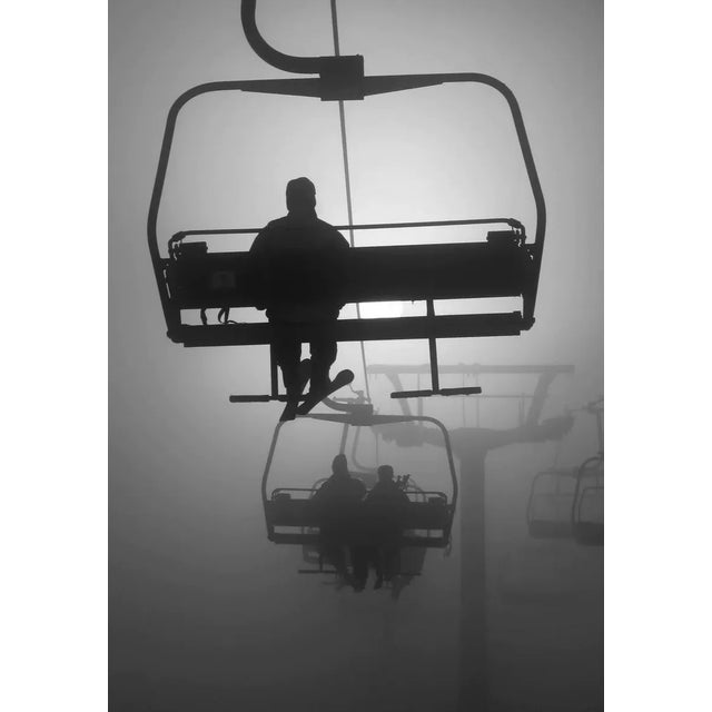From a Swedish skiing resort called Saelen. Unframed Into the fog by Mats Gustafsson Print, 20" x 30"
