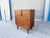 1960s 1960s Mid Century Walnut and Brass Highboy For Sale - Image 5 of 13