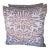 Custom Pink & White Glicine Fortuny Patterned Textile Pillow For Sale