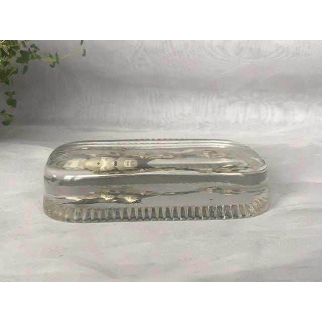 Glass Antique Glass Photograph Paperweight For Sale - Image 7 of 13
