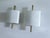 Vintage Space Age Brass Sconces from Hillebrand Lighting, 1960s, Set of 2 For Sale - Image 4 of 18
