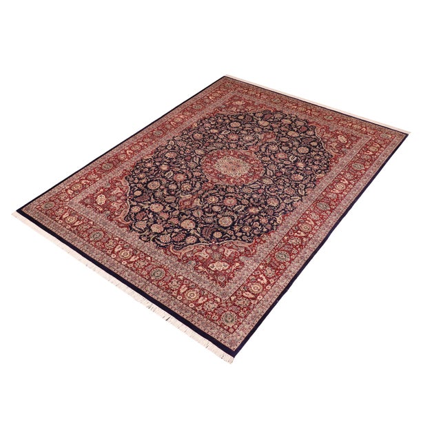 Designed with mesmerizing intricacy and gorgeous color palette, this hand-knotted masterpiece demonstrates the beauty and...