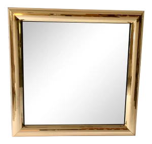 Disco Ball Gold Square Mirror