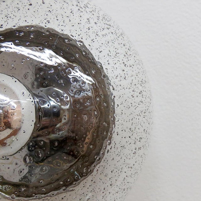 1970s German Art Glass Wall Light by Hillebrand, 1970 For Sale - Image 5 of 10