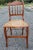 A pair of early 20th century Victorian tiger maple side chairs. Chairs were Recaned down the road.