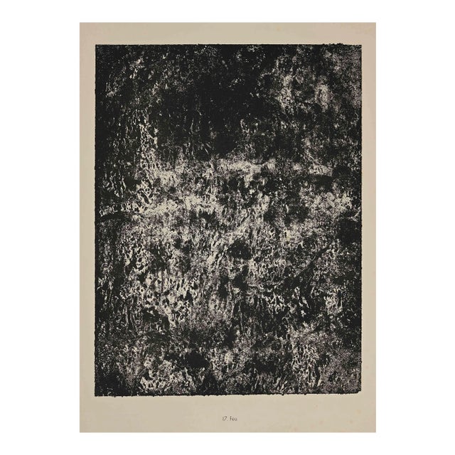Jean Dubuffet - Fire - Original Lithograph - 1959 For Sale