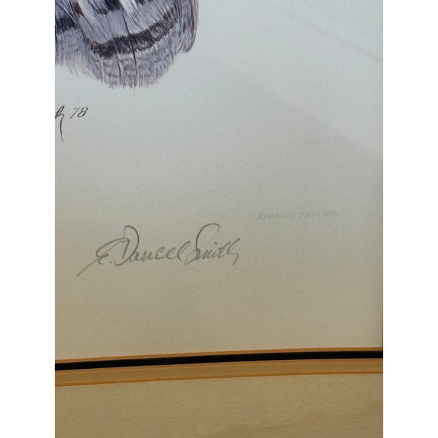 Black E. Darrell Smith Great Horned Owl Artist Proof, Signed For Sale - Image 8 of 12