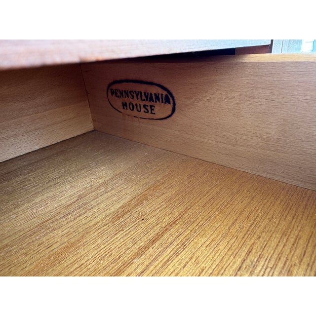 Pennsylvania House Flip Top Vintage Desk For Sale - Image 13 of 14