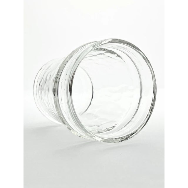 Hammered Textured Double Old Fashioned Cocktail Tumbler Glasses - Set of 8 For Sale - Image 4 of 6