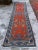 Shirvan Kazak Corridor Rug in Red and Blue Color, 1960s For Sale - Image 10 of 10