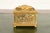 Bronze Tiffany Studios New York Grapevine Bronze Doré and Favrile Slag Glass Inkwell For Sale - Image 8 of 14