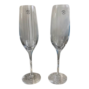 Tiffany & Co. Champagne Glass Flutes - A Pair