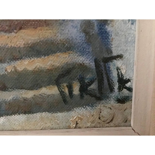 Modern Arieh Allweil, Rabbi in Jerusalem, Oil Painting Austrian Israeli Modernist Tel Aviv Museum For Sale - Image 3 of 5