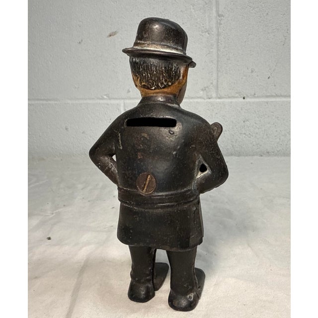 Antique 1900 Cast Iron Still Coin Bank Mulligan the Policeman Cop a.c Williams For Sale - Image 11 of 12