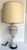 Pair of 1950's Fiorentine Italian Neo-Classical Porcelain Lamps For Sale - Image 9 of 13