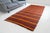 1960s Mid 20th Century Bold Orange & Madder Red Flatweave Rug For Sale - Image 5 of 14