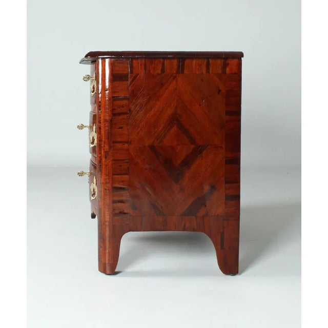 Brown Antique Louis XV Chest of Drawers, 1740s For Sale - Image 8 of 12