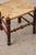 Wood Early 19th Century English Oak Spindle Back Chair With Rush Seat For Sale - Image 7 of 9