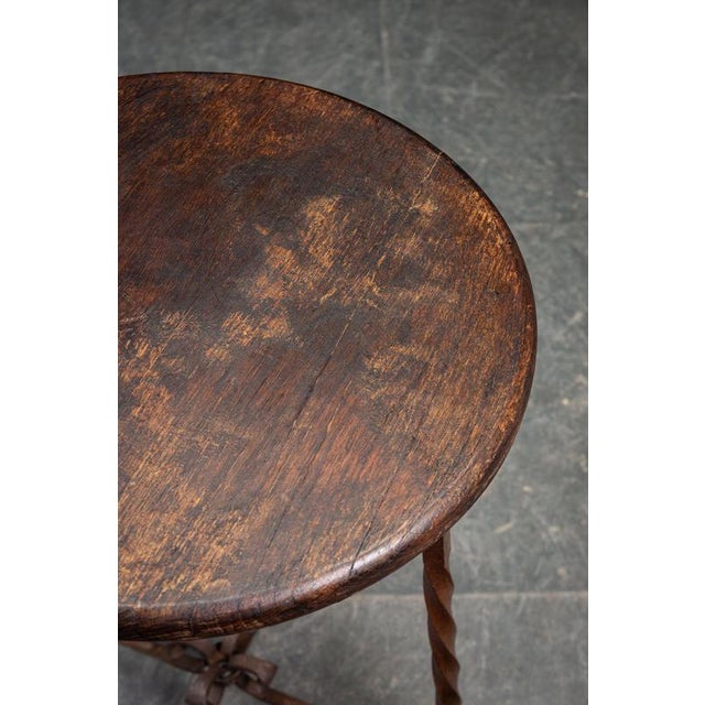 French Side Table, 1940s For Sale - Image 9 of 12