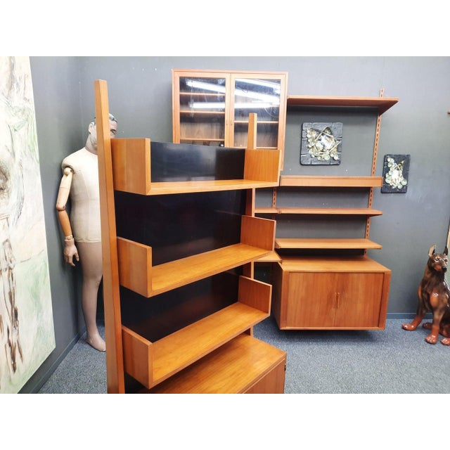1950s Standing Shelf in Cherrywood by Heinz Vetter for Wilhelm Renz, 1950s For Sale - Image 5 of 13