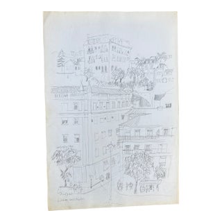 1970s Texas Artist, Mel Fowler Original Drawing For Sale