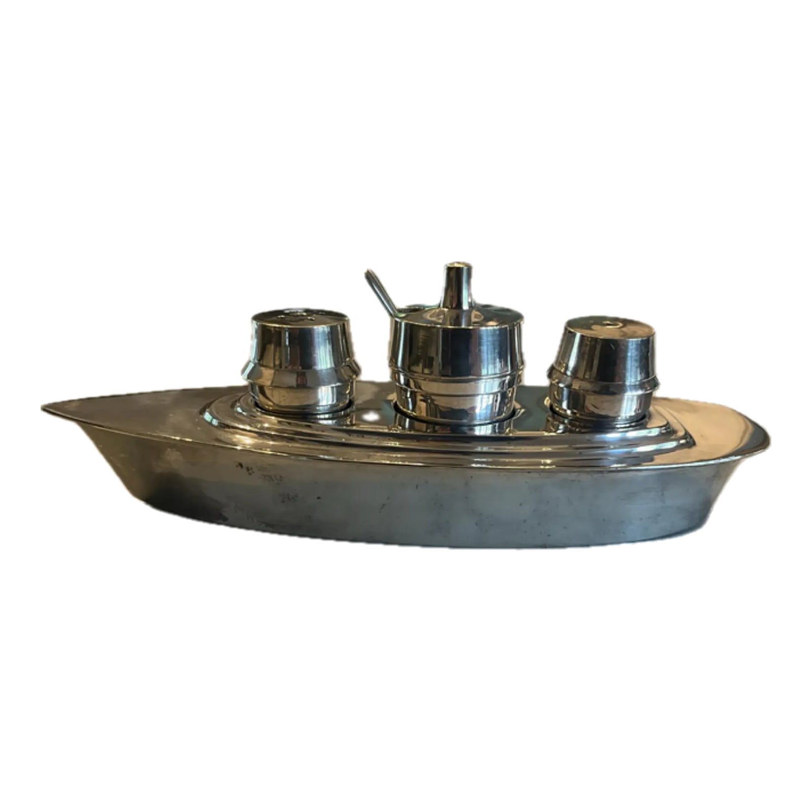 Vintage Cruise Liner Cruet Set | Chairish