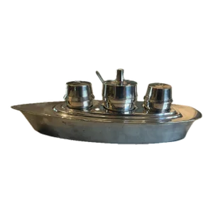 Vintage Cruise Liner Cruet Set