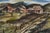 Rural scene of a hillside farm, depicted in watercolor on rag paper by Northern California watercolor and acrylic artist...