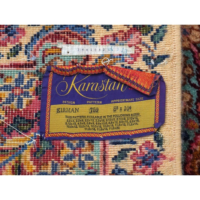 Karastan Approx 8’ X 10’ Multicolor Oriental Style Wool Rug For Sale - Image 11 of 11
