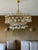 Large Chandelier in Gilded Brass and Crystal from Palwa, Germany, 1970 For Sale - Image 10 of 10